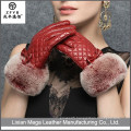 China wholesale high quality goat skin leather gloves